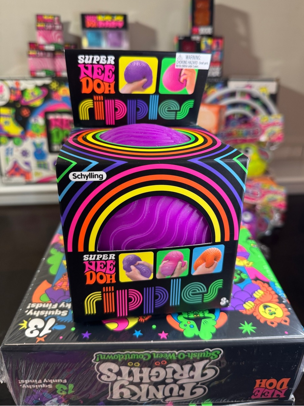 NeeDoh Super Ripple PURPLE RARE 100% AUTHENTIC
